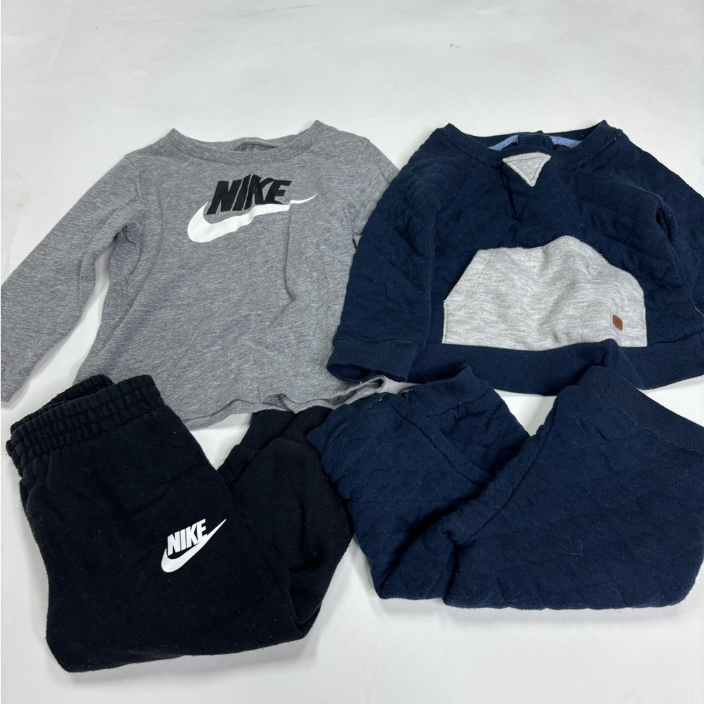 Baby Boy 2 Piece Set Size 12M (Two 2 Piece Sets)